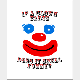 Clown Farts Posters and Art